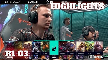 XL vs FNC - Game 3 Highlights | Round 1 LEC 2023 Season Finals | Excel vs Fnatic G3