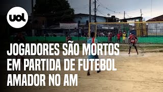 Vídeo mostra quando grupo invade jogo de futebol e mata três em Manaus; imagens são fortes screenshot 5
