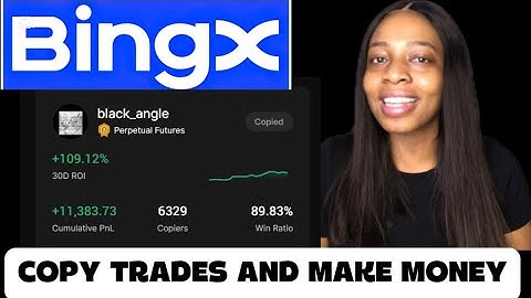 How To Make Money Copying Pro Traders | Bing X Copy Trading | Trading With No Experience