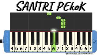 santri pekok not pianika