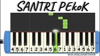 santri pekok not pianika