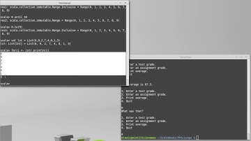 for Loops (in Scala)