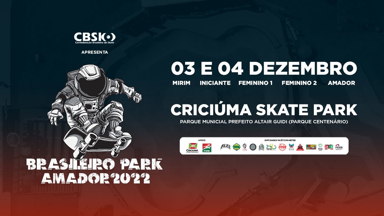 Campeonato Brasileiro de Park 2023 - Master Feminino :: CBSK - CONFEDERAÇÃO  BRASILEIRA DE SKATE