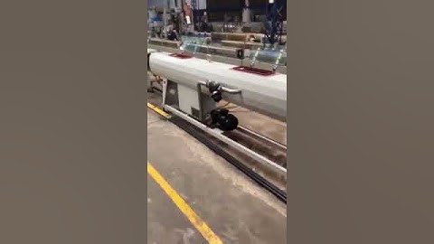 Fiber laser marking machine codes batch number serial number on the pipe tube cable industry.