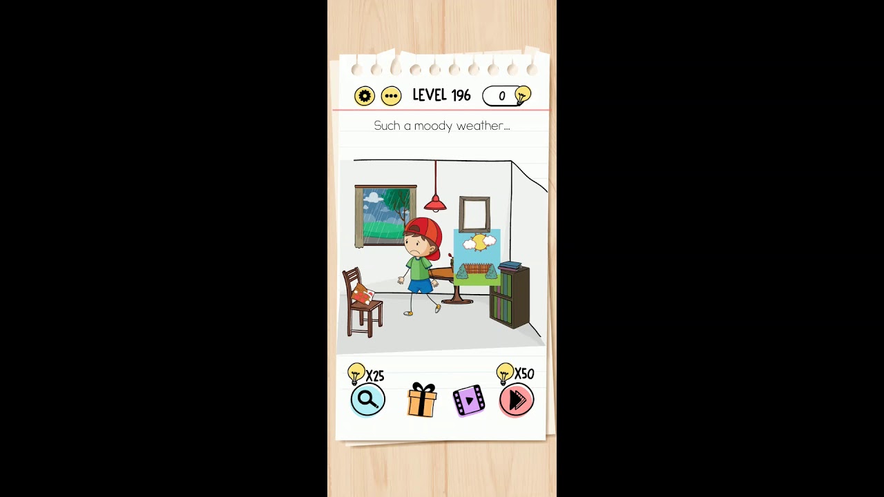 What Is The Answer To Level 196 On Brain Test Brain Test Level 196 such a moody weather - YouTube