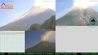 Live Streaming Merapi - Merapi Volcano Eruption, Central Java, Indonesia 25 /05/2023