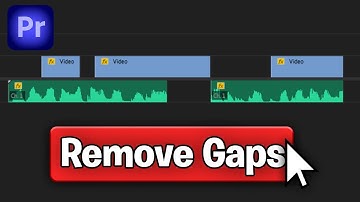 How To Close All GAPS With 1 Click In Premiere Pro