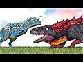 ARCH-TEMPERED CARNOTAURUS VS ALPHA FASOLASUCHUS (ARK SURVIVAL EVOLVED BATTLE)