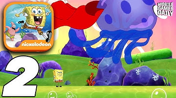 SPONGEBOB PATTY PURSUIT Gameplay Walkthrough Part 2 - Jelly Fish Fields Boss (Apple Arcade)