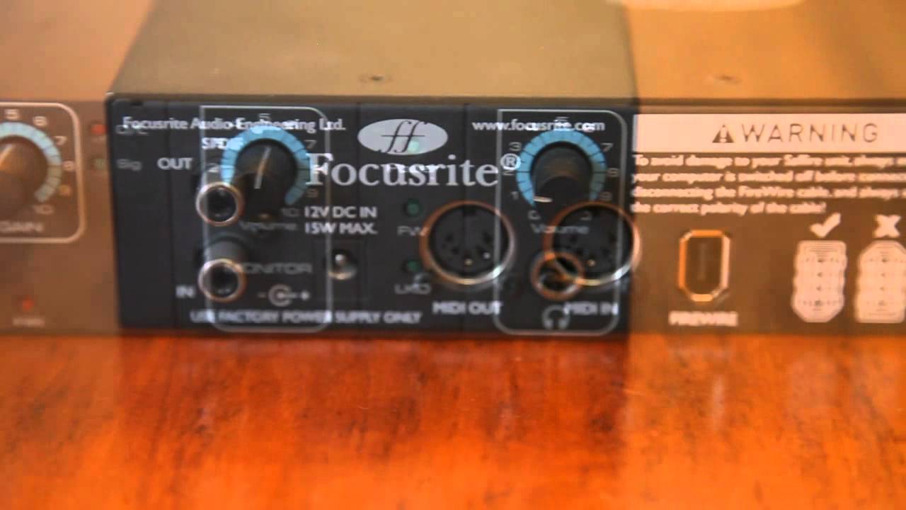Focusrite Saffire Pro 14 Sound Card Audio