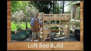 Loft Bed build using standard construction grade lumber -  Turned out great. by The Woodworking Hack 75,029 views 6 years ago 30 minutes