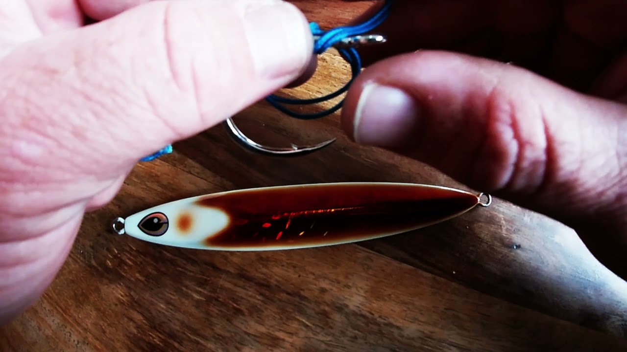 How to rig an assist hook, and how to rig a slow pitch jig. YouTube