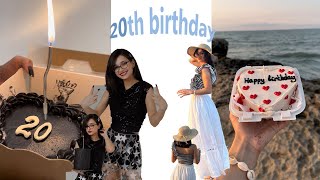 ad günü vlogum | 20 yaş, hədiyyələrim və məhv olan tortum 🎂🌊🛍️