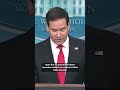 What is Trump's new “PROJECT FREEDOM” ? Rubio gives details