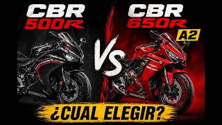 Honda Cbr500r Vs Cbr650r A2  cul Es Mejor Para El Carnet A2 Comparativa Real