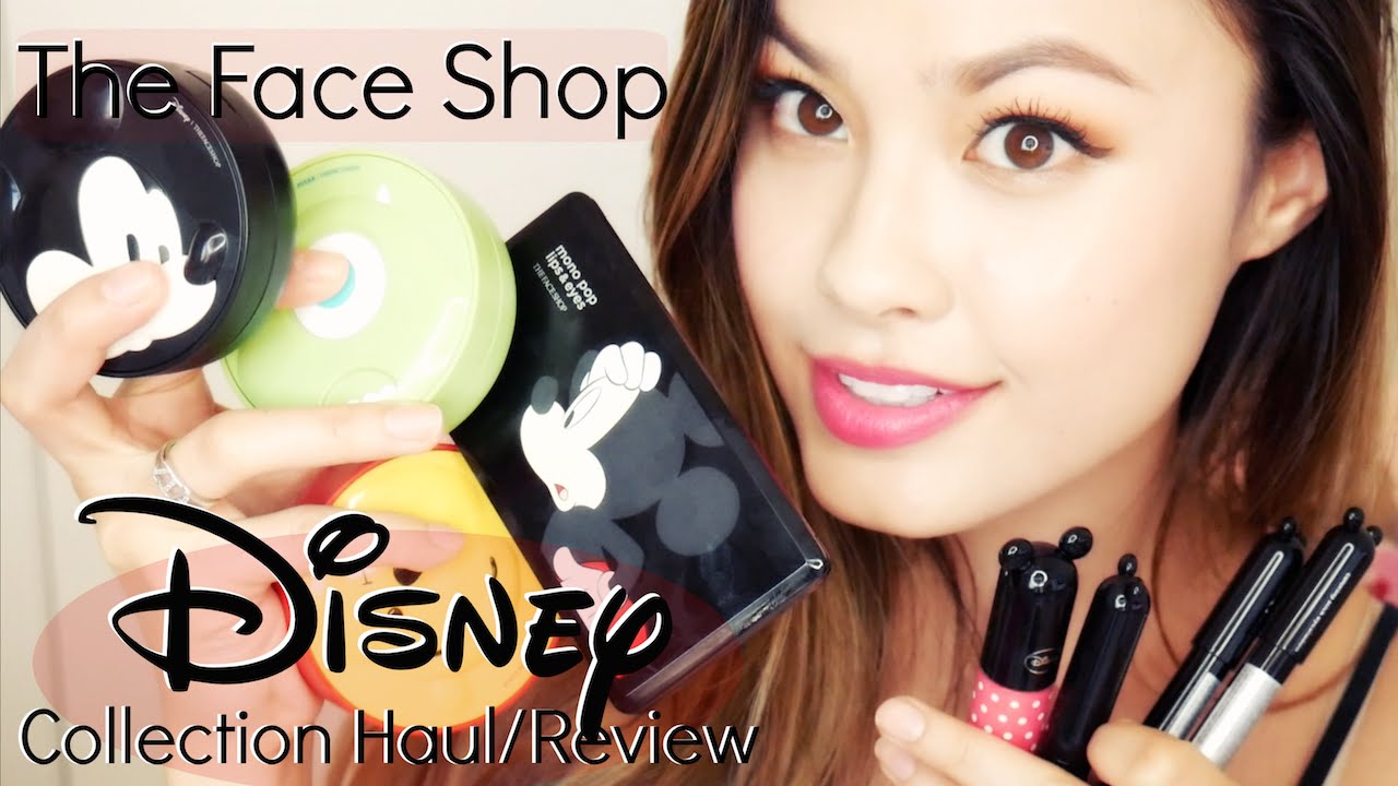 THE NEW FACE SHOP DISNEY COLLECTION | Haul, Review, Close-ups & Demos!