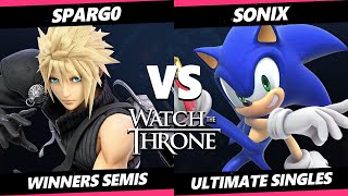 WTT 2023 Top 8 - Spargo (Cloud) Vs. Sonix (Sonic) Smash Ultimate - SSBU