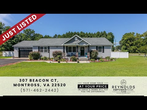 307 Beacon Court, Montross, VA home video tour