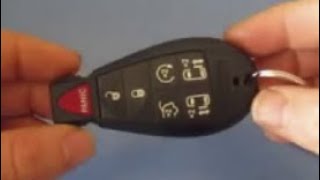 How To Replace Dodge Caravan Key Fob Battery 2008-2020 2009 2010 2011 2012 2013 2014 2015 2016 2017 Dodge Caravan Key Fob Battery