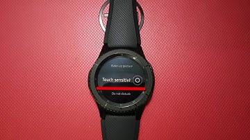 How to Enable or Disable Touch Sensitivity on Samsung Gear S3