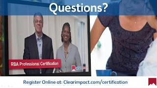 Results-Based Accountability Professional Certification Information Session