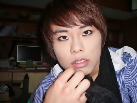 K-pop Male Eye Liner Look - Makeup Tutorial - YouTube