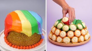 Stunning Cake Decorating Technique Like a Pro | Most Satisfying Chocolate Cake Decorating Ideas