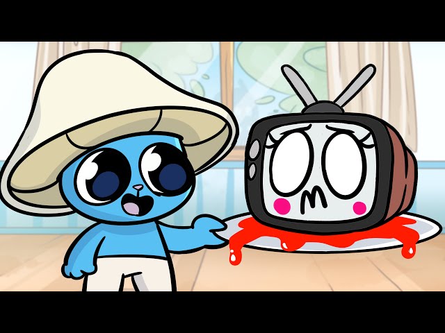 SKIBIDI but EVERYONE are SMURF CAT Poppy Playtime Chapter 3 Animation