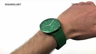 Skagen Aaren SKW6545 Aaren Kulor Green Silicone  - Zegarek.net