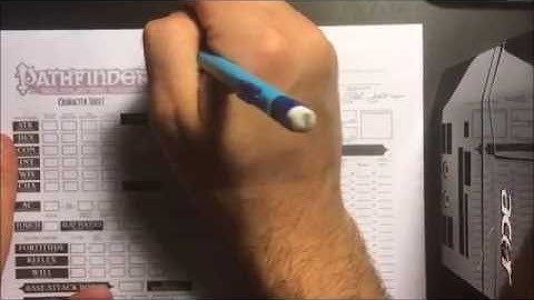 Pathfinder character creation guide pt.1- Ability scores