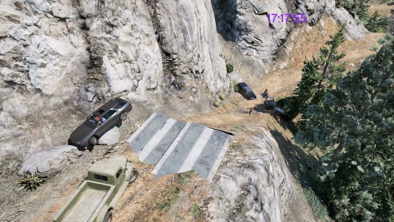 NPCs Off-Road Stunt jump in Grand Theft Auto V 2024 part1