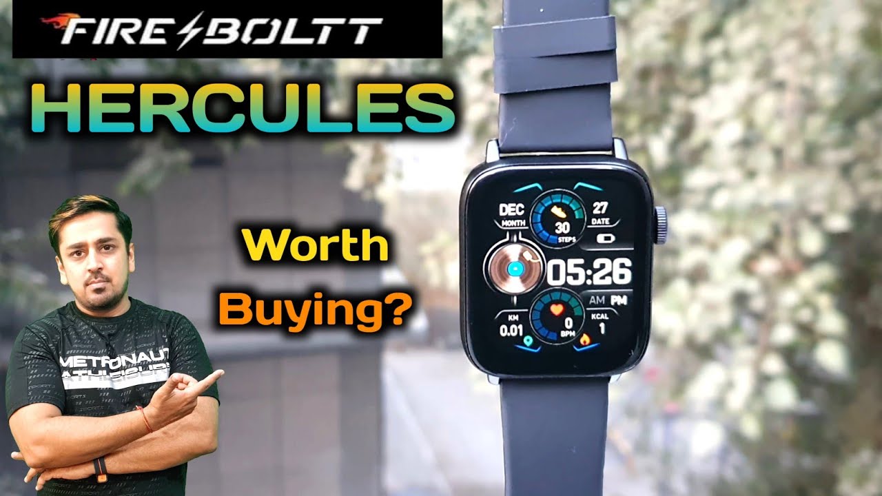 Fireboltt Hercules Pros and Cons. Is this the best bluetooth calling smartwatch under 2000?