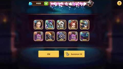 Idle Heroes - 200 Heroic Summons + Aspen Dungeon run: The Col. Speaks...