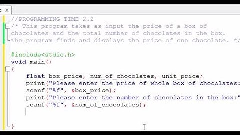 2.2 PROGRAMMING TIME | PRICE OF CHOCOLATES | UNIT#2 | COMPUTER SCIENCE CLASS 10 | MGS WAZIRABAD