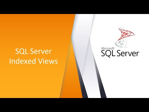 Video: Apakah ada tampilan terwujud di sql server?