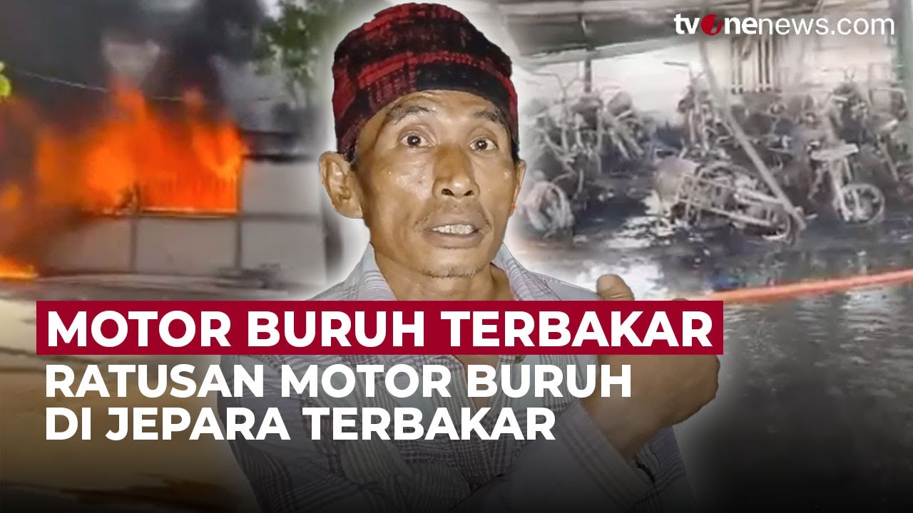 Tempat Parkir Motor Buruh Terbakar, Kerugian Capai Rp2,2 M | OneNews Update