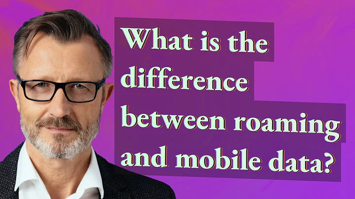 What is the difference between roaming and mobile data?