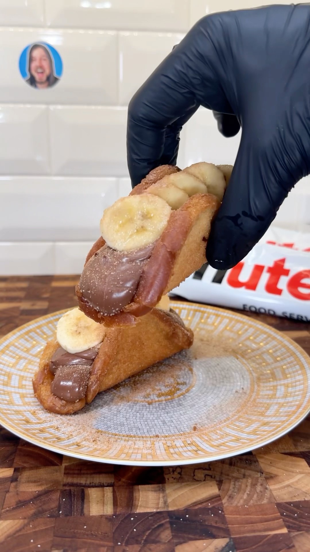 Fried Nutella sandwich #shorts