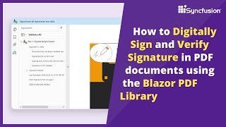 How to Digitally Sign and Verify Signatures in PDF documents using the Blazor PDF Library screenshot 4