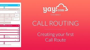 Yay.com Tutorials - Creating your first call route