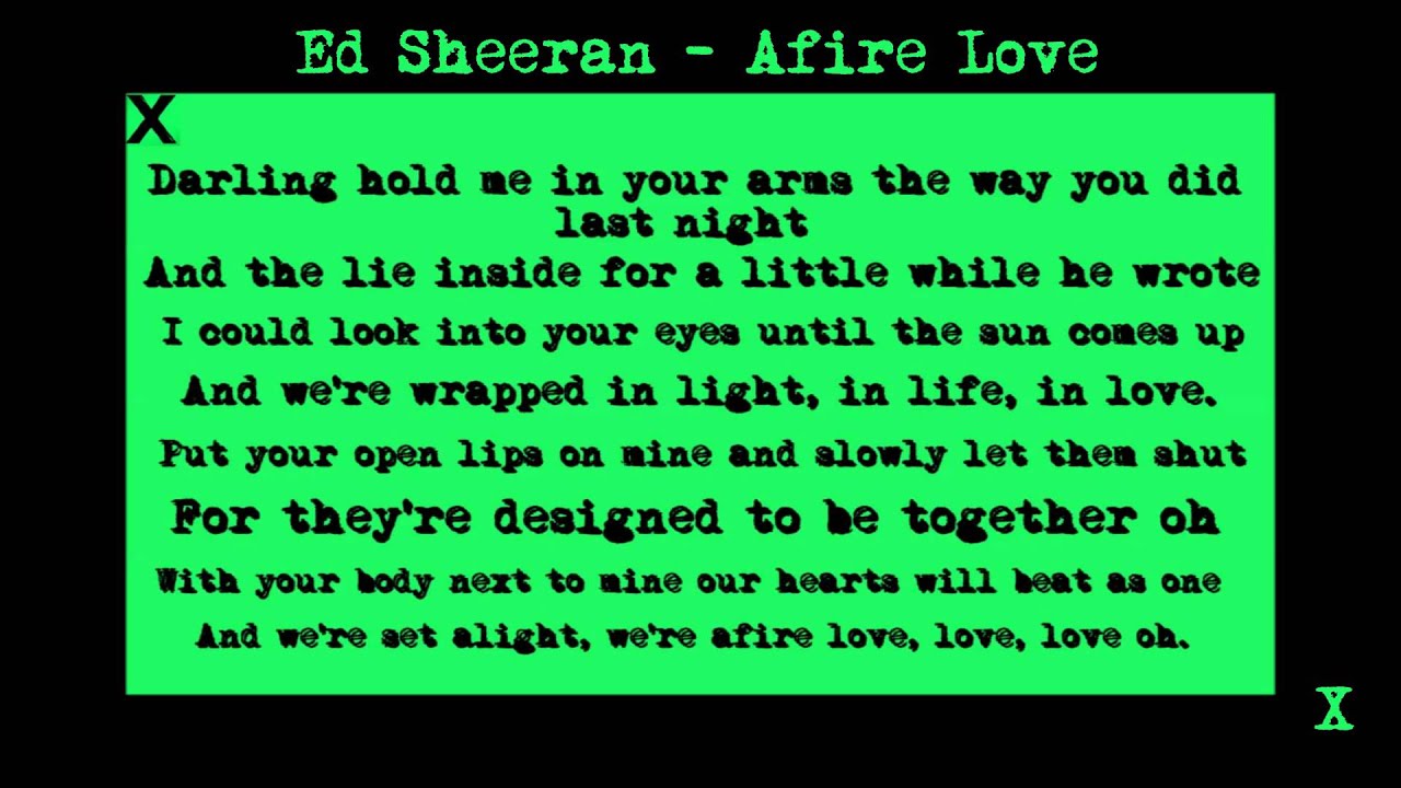 COVER | Ed Sheeran - Afire Love | NazukiraMiyasaki