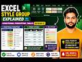 Excel Style Group Explained 💻 | Conditional Formatting, Tables (Episode 5)
