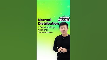 Statistics - Normal Distribution - Singapore A-Level