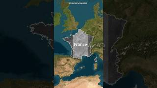 Cinematic Country Flag Reveal on a Map (1 Minute) #MapAnimation#Shorts#France#FlagReveal#Tutorial