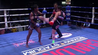 Mónica Brenes Tiger Muay Thai Vs Nungning Dragon Muay Thai Chalong Boxing Stadium 3112015