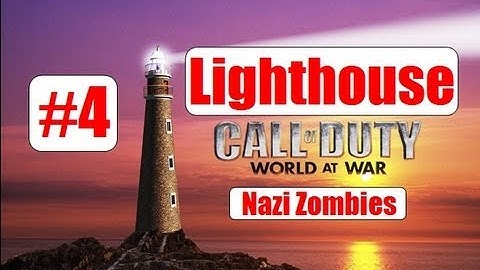 Custom COD World at War Zombies: Lighthouse #4 Finale Jumping Down the Hole