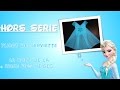 ✂ Décoration de table 👗 Robe de Princesse "La Reine des Neiges" 👗