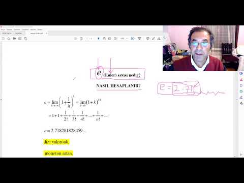 e sayısı nedir? nasıl hesaplanır. e sayısı (Euler) olmasa bu videoyu yapamazdık. İnternet olmazdı