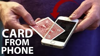 Pull A Playing Card OUT Of Your PHONE | Tutorial screenshot 3