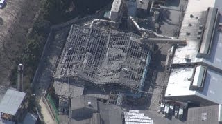 愛知の工場で爆発  天井吹き飛び、民家被害も
